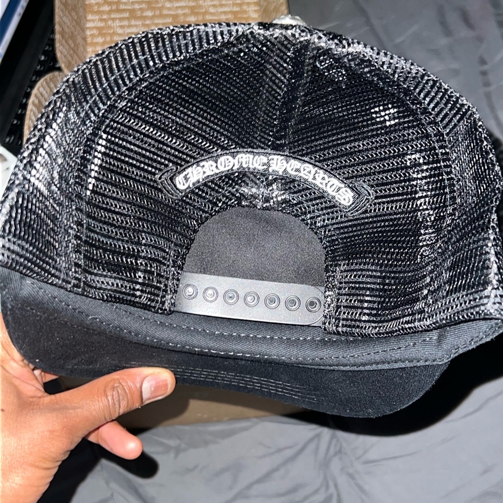Chrome Hearts Triple Calf Hair Cross Trucker - Picture 3 of 10
